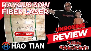 Haotian Fiber Laser | Haotian Raycus 30W Fiber Laser UnBoxing & Review