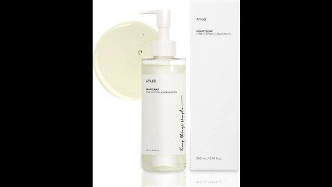 ANUA Heartleaf Pore Control Cleansing Oil Korean Facial Cleanser,