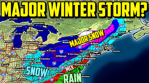 Major Winter Storm To Bring Significant Snow Amounts To The Northeast