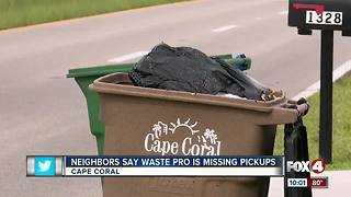 Waste Pro issues continue all over Cape Coral