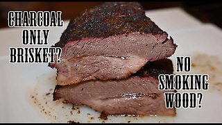 Can you make brisket with only charcoal?