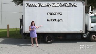 Record number of mail-in ballots being sent out in Tampa Bay area counties