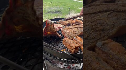 It’s gotta be 5 o’clock somewhere BBQ 🍗 time #bbq #grill #steak