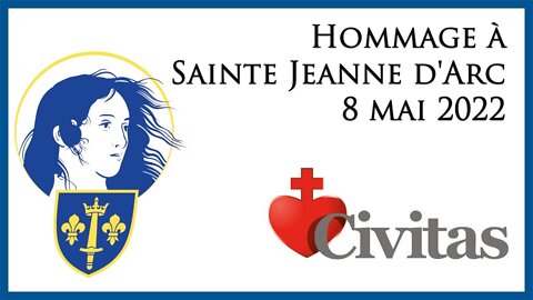 Hommage à Ste Jeanne d'arc le 8 mai 2022 à Paris !