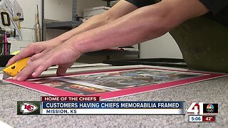 Chiefs fans preserve Super Bowl memorabilia