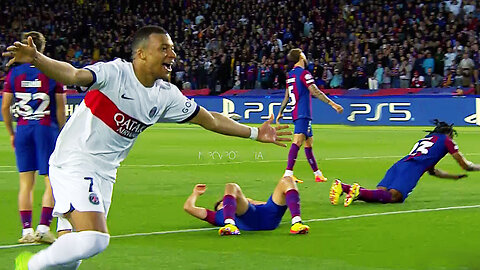 Mbappe reactions vs Barcelona (La Remontada)