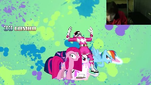 My Little Pony Characters (Twilight Sparkle, Rainbow Dash, And Rarity) VS Pink Ranger In A Battle