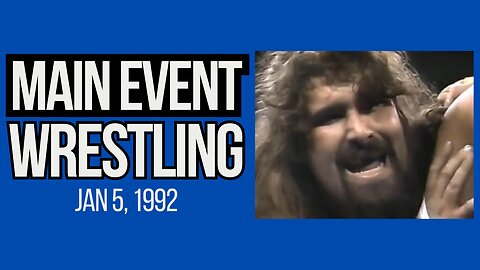 Main Event Wrestling: Cactus Jack, Steve Austin, Dustin Rhodes, Ricky Steamboat - Jan 5 1992