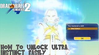 How to Unlock Untra Instinct Easily! Dragonball Xenoverse 2 Free Update Version 1.37