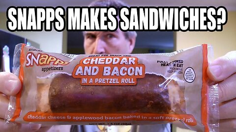 Snapp's Cheddar And Bacon Pretzel Roll Review 🧀🥓🥨😮 | Eating The Dollar Stores