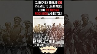 Did You Know the Russian Army Mobilized in 10 Days for WW1? #shorts