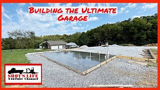 Building the Ultimate Garage | EPS 8 | Forms up, Dump Truck Breakdown, Office Pour! | Shots Life