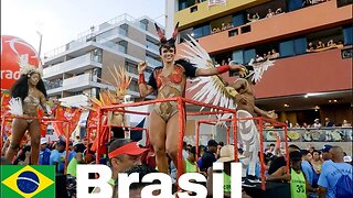 🇧🇷 I WENT TO BRAZIL BIGGEST CARNIVAL PARADE BLOCK — Brazil 2023