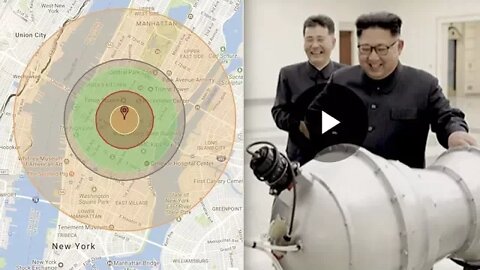 North Korea, New Hydrogen Bomb Fits on ICBM, Detailed Coastal Cities & Radiation Fallout Map