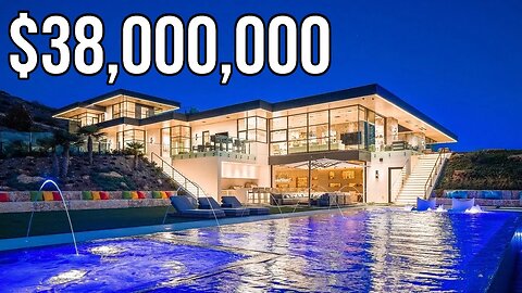 Inside this $38 Million Modern Malibu Beach House | Mansion Tour