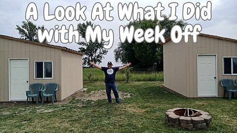 Twin Mini Barn Build - Phase 1 - It's a work-cation!