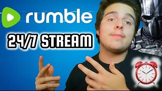 🔴MY FIRST 24/7 STREAM ON RUMBLE | GAMING-REACTING-VIBESS!