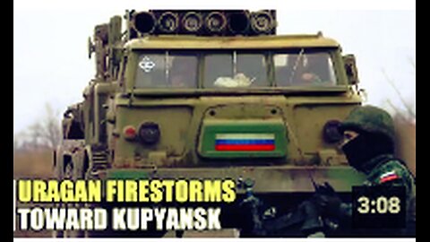 Watch a pair Uragan MLRS crews annihilate the enemy concentration in Kupyansk