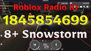 Snowstorm Roblox Radio Codes/IDs