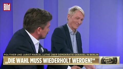 „Die Berlin Wahl muss wiederholt werden“ Marcel Luthe Viertel nach Acht