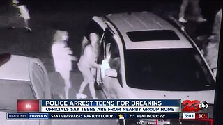 Bakersfield teens caught stealing from vehicles