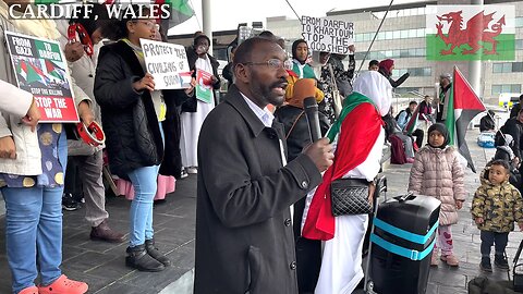 Global March for Sudan and Palestine, Speech - 1, Senedd Wales