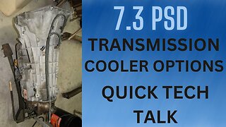 7.3 powerstroke trans cooler options