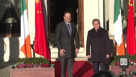 Chinese Premier Li Qiang meets with Irish PM Varadkar