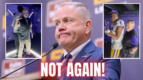 LSU Head Coach Brian Kelly Goes Viral AGAIN For Another Cringe Dancing Video