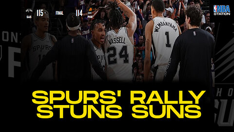 Game Recap: Spurs 115 - Suns 114 👀WILD ENDING| October 31, 2023
