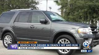 Deputies search for driver in deadly hit and run on S. Jog Road
