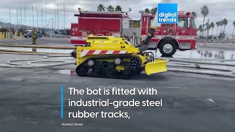 A real firefighting robot!