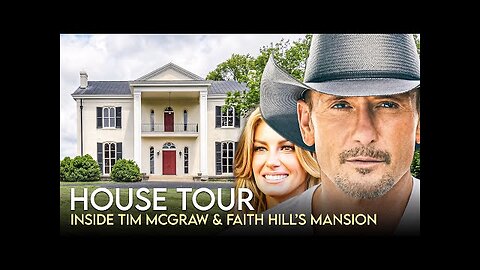 Tim McGraw & Faith Hill | House Tour | $15 Million Nashville Mansion & More