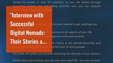 "Interview with Successful Digital Nomads: Their Stories and Tips for Success" Fundamentals Exp...