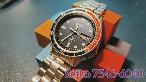 Vintage Seiko 7546-6040 crystal replacement.. gone wrong.