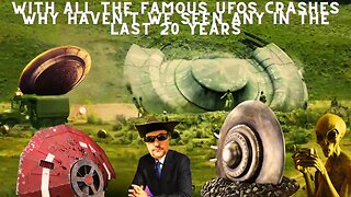 With All The Famous UFO’s Crashes Why Haven't We Seen Any in The Last 20 years