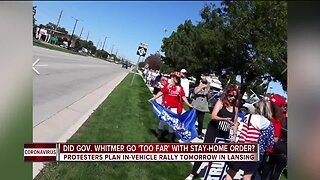 People planning to protest Governor Whitmer and her Executive Orders on Wednesday
