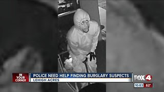 Burglary suspects sought in Lehigh Acres break-ins