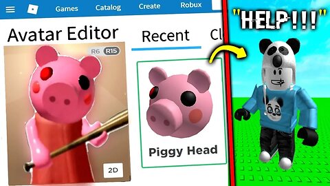I Pretended To Be Piggy In Roblox