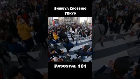 Shibuya Crossing in Tokyo, Japan