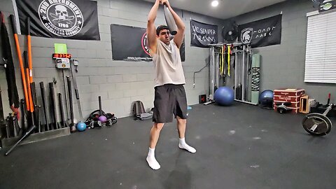 Workout Wednesday: (Clubbell Diagonal Sword Plunges)