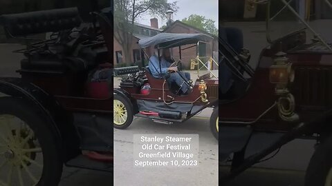 Stanley Steamer #greenfieldvillage #steampowered #steampunk #suckitgreta