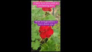 God loves us with an everlasting love His lovingkindness draws us #jeremiah 31#Jesus #bible Israel