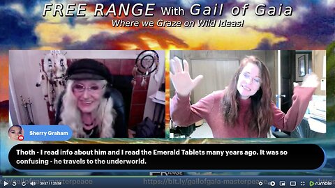 "The Emerald Tablets"with Jenny Lee & Gail of Gaia on FREE RANGE