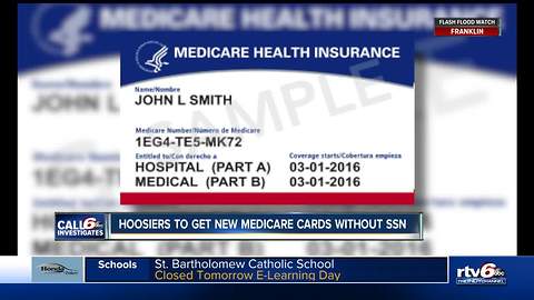 Hoosiers will receive new Medicare cards without social security numbers on them