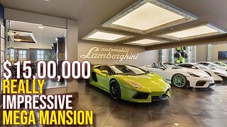 Inside $15,000,000 Stunning Mega Mansion