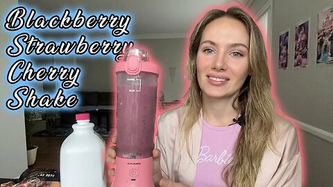 Blackberry Strawberry Cherry Shake!