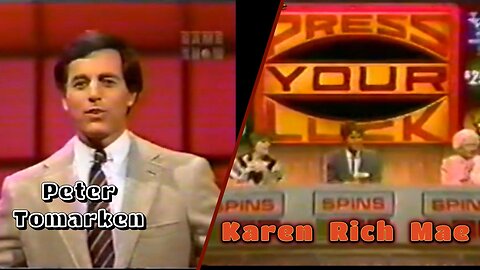 Peter Tomarken | Press Your Luck | Karen vs Rich vs Mae | Full Episode | Game Shows