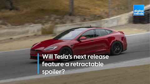 Will the next Tesla have a spoiler?