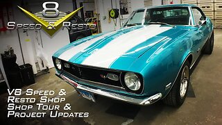 Muscle Car Restoration Shop Tour V8 Speed & Resto Shop November 2018 V8TV